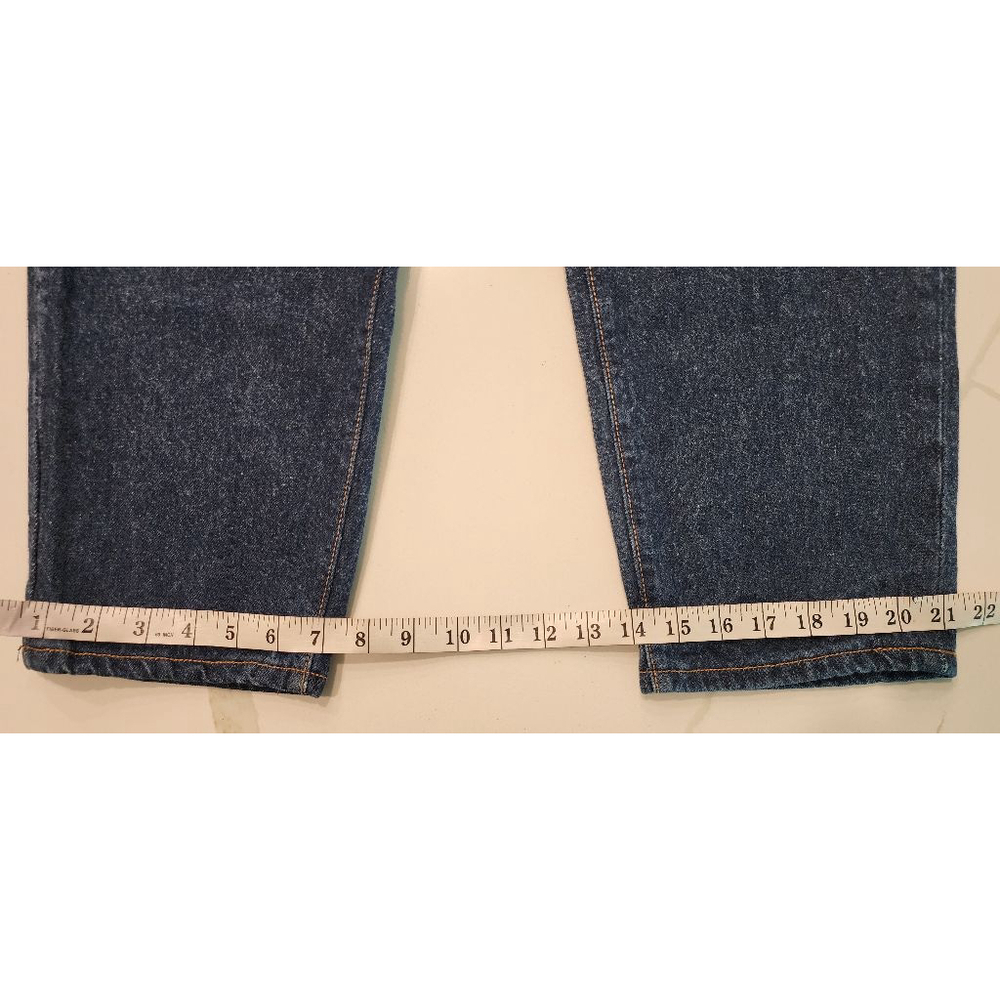 Vintage Levi's Button Fly High Waist Jeans Made USA 501 Style Selvedge Denim 24 - Picture 9 of 12